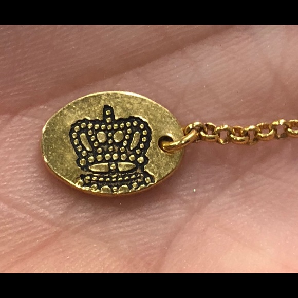 Juicy Couture Light Pink Pave Heart Necklace - Picture 5 of 5